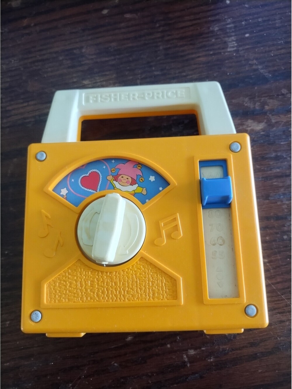 Vintage 1980 Fisher-Price When You Wish Upon A Star Wind-Up Music Box Radio